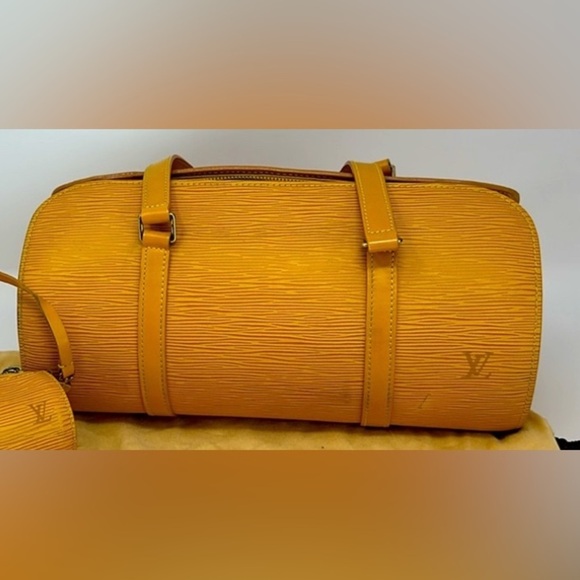 Louis Vuitton Handbags - Louis Vuitton Soufflot Épi leather bag pouch GUC Yellow​